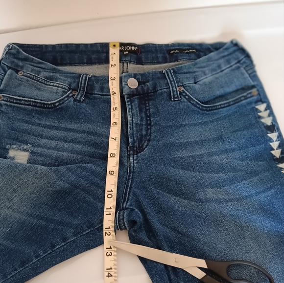 Dear John jeans Joyrich Comfort skinny Mid Rise embroidery,sz 29,stretch. - Picture 11 of 16